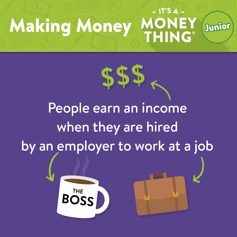 Earning income when you work