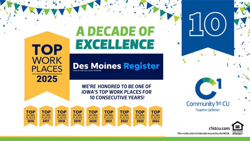 Top Workplace in Iowa